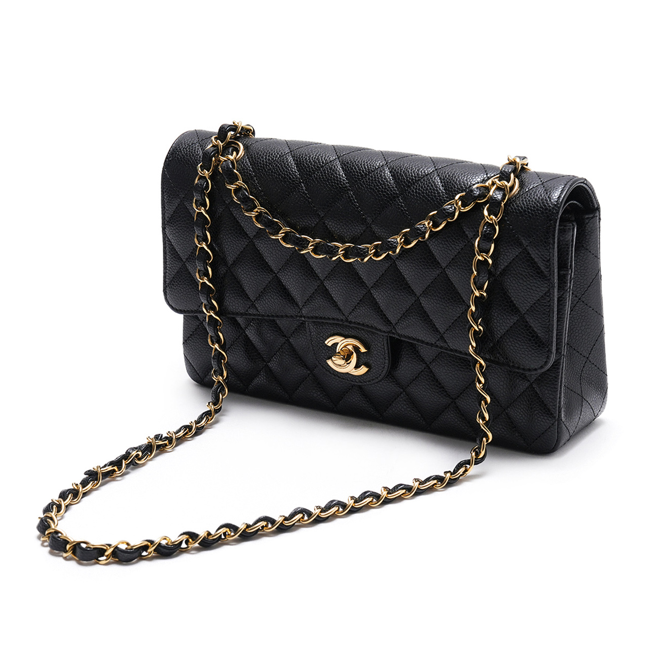 CHANEL(USED)샤넬 캐비어 클래식 미듐 플랩백