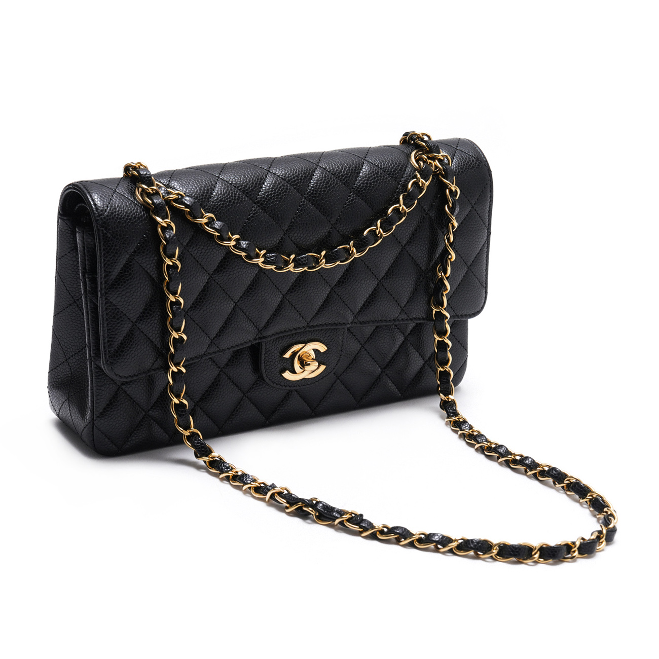 CHANEL(USED)샤넬 캐비어 클래식 미듐 플랩백