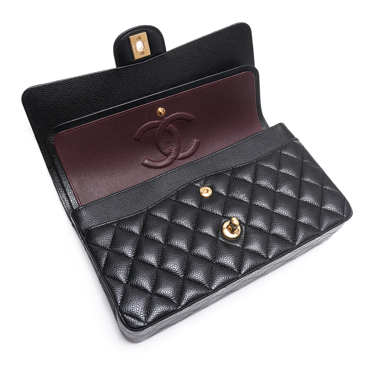 CHANEL(USED)샤넬 캐비어 클래식 미듐 플랩백