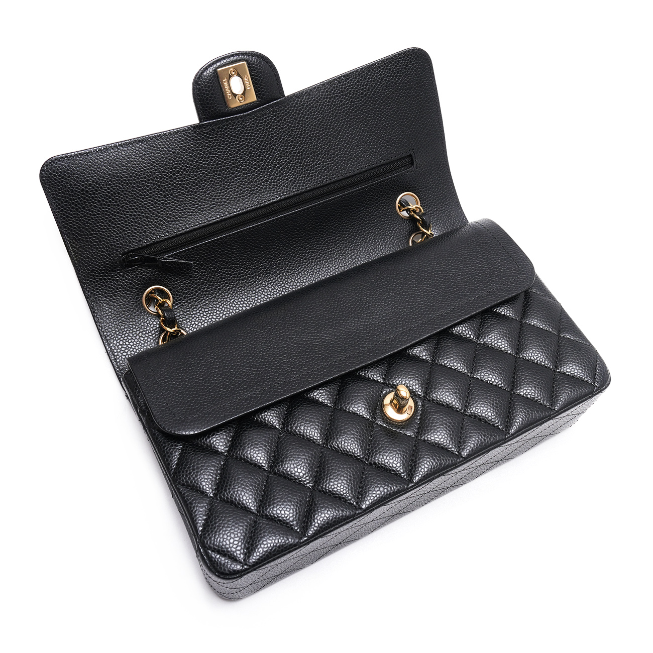 CHANEL(USED)샤넬 캐비어 클래식 미듐 플랩백