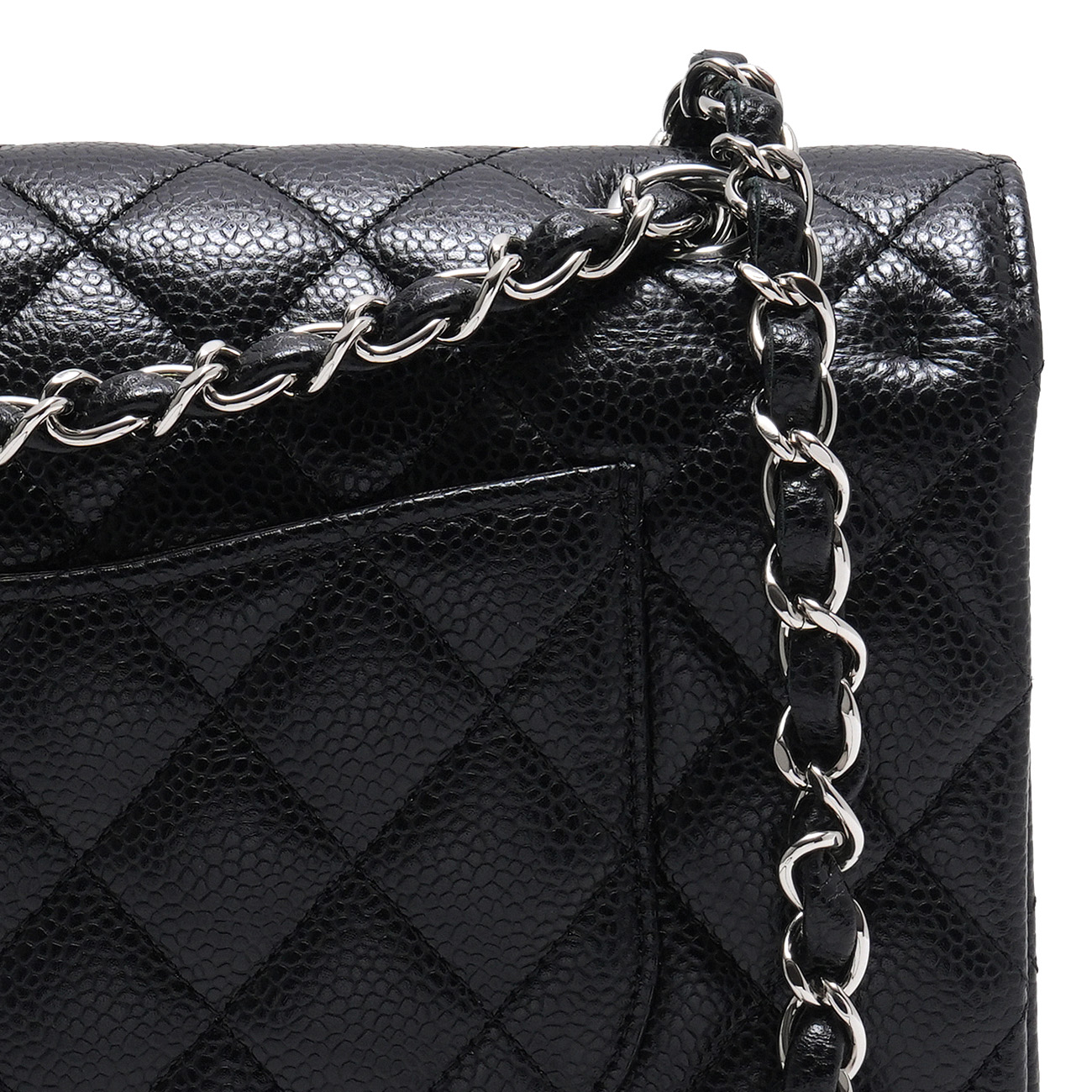 CHANEL(USED)샤넬 캐비어 클래식 미듐 플랩백