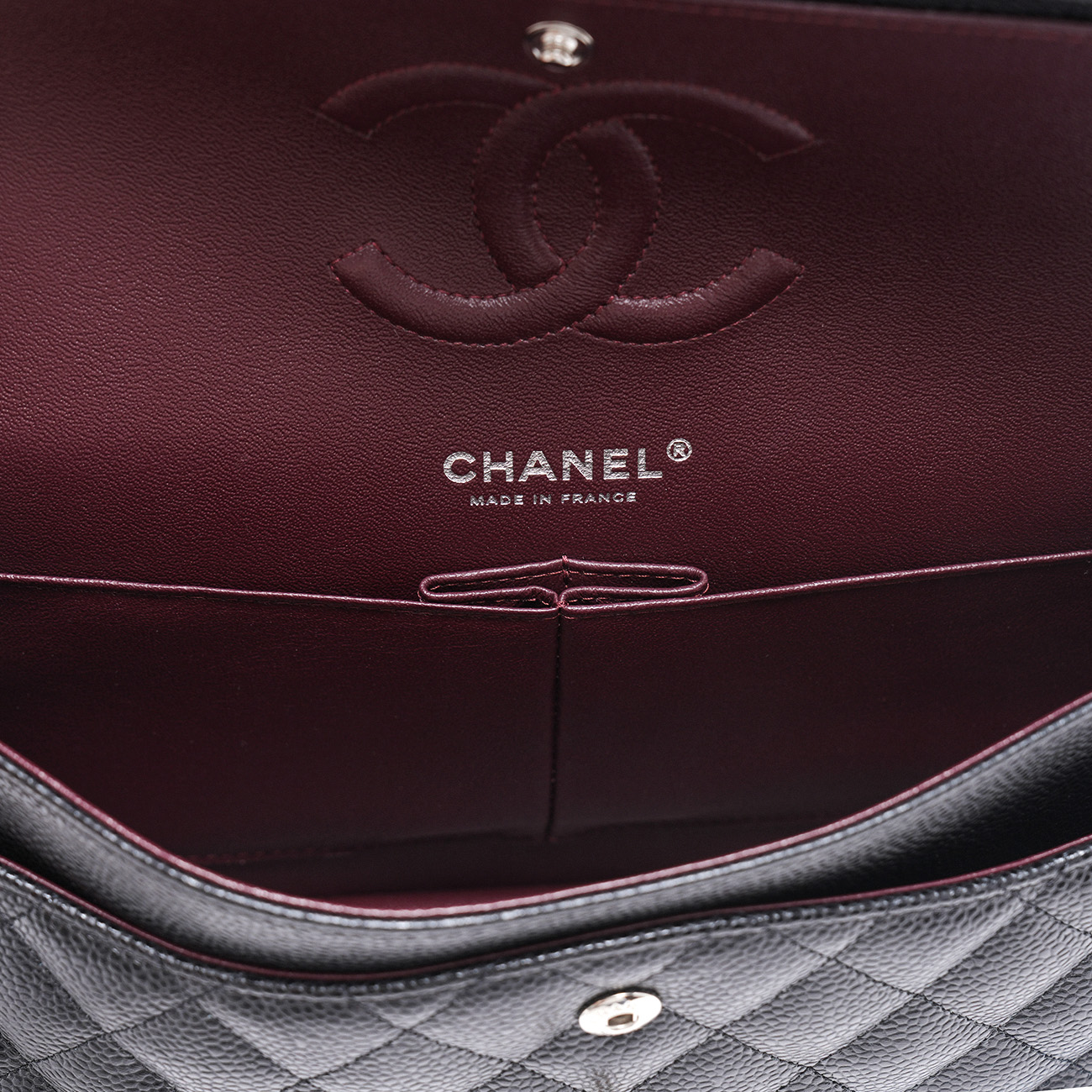 CHANEL(USED)샤넬 캐비어 클래식 미듐 플랩백
