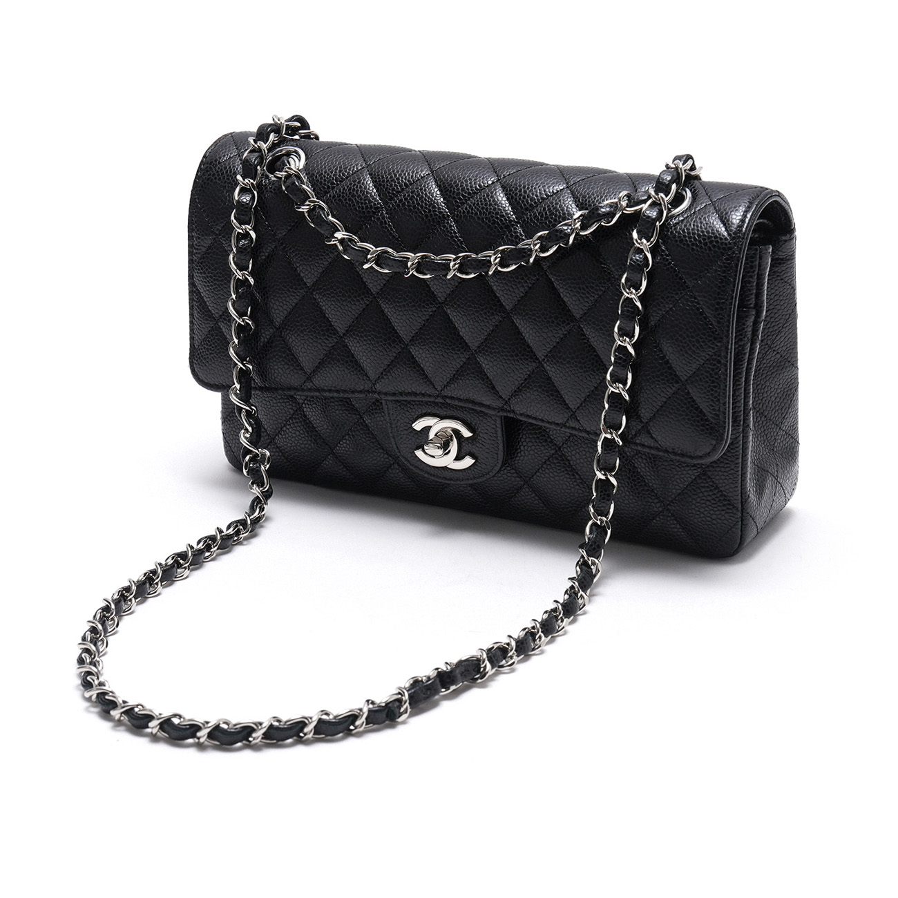 CHANEL(USED)샤넬 캐비어 클래식 미듐 플랩백