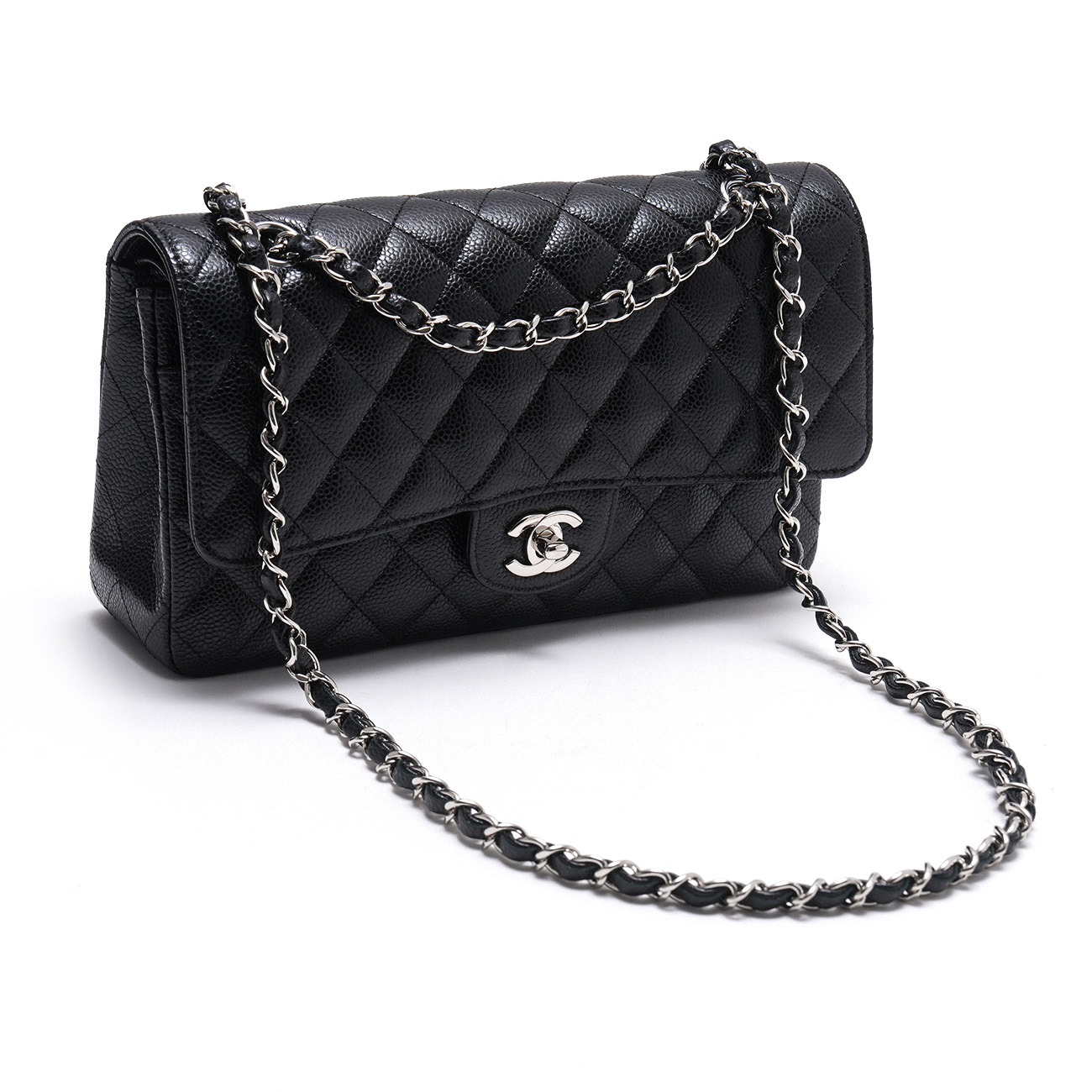 CHANEL(USED)샤넬 캐비어 클래식 미듐 플랩백