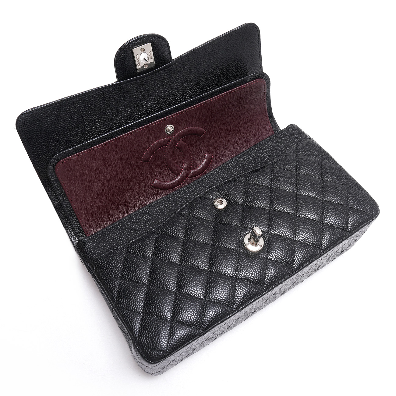CHANEL(USED)샤넬 캐비어 클래식 미듐 플랩백
