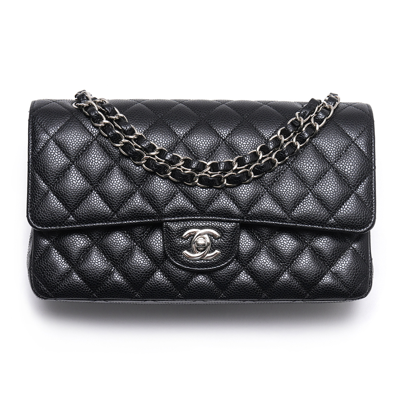 CHANEL(USED)샤넬 캐비어 클래식 미듐 플랩백