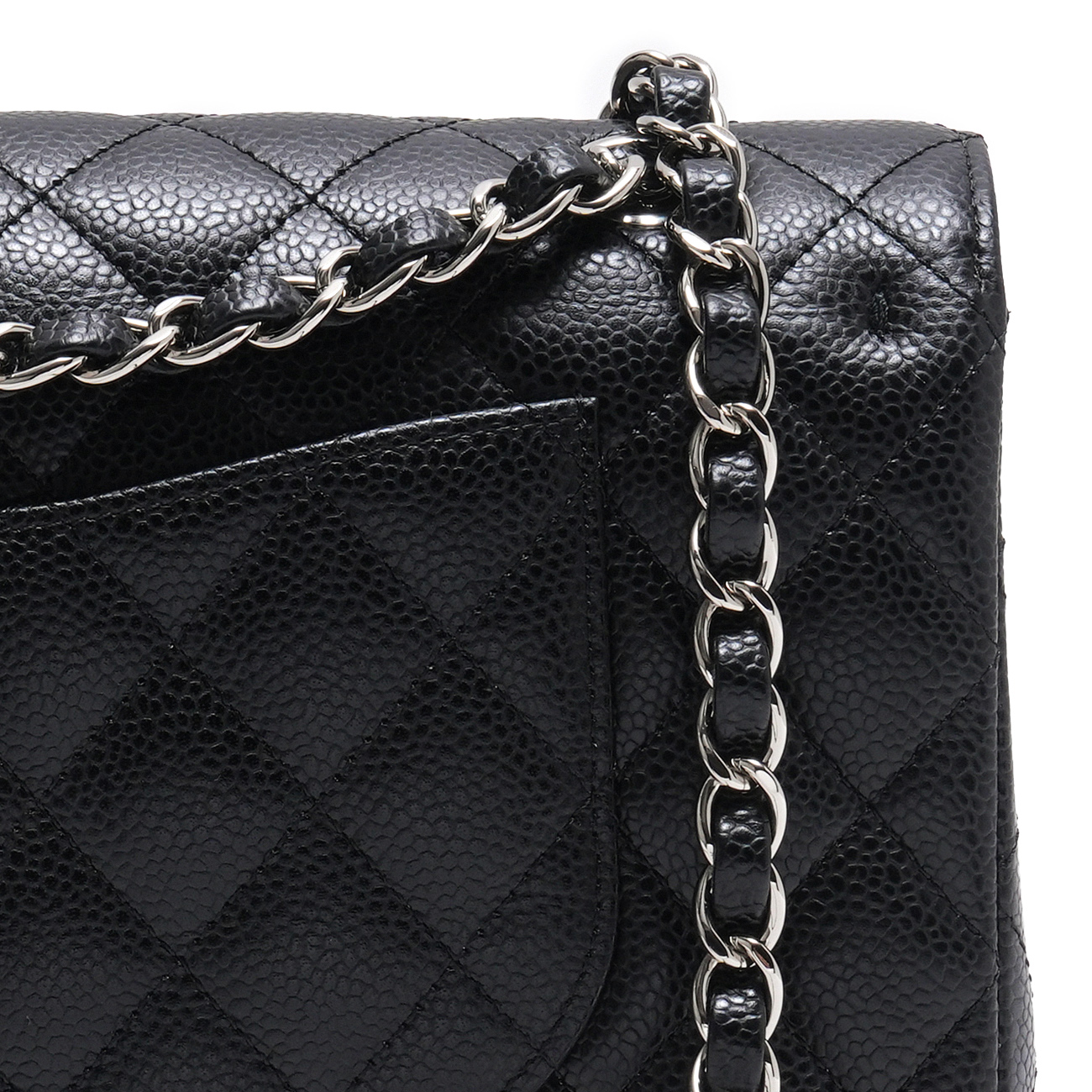 CHANEL(USED)샤넬 캐비어 클래식 미듐 플랩백