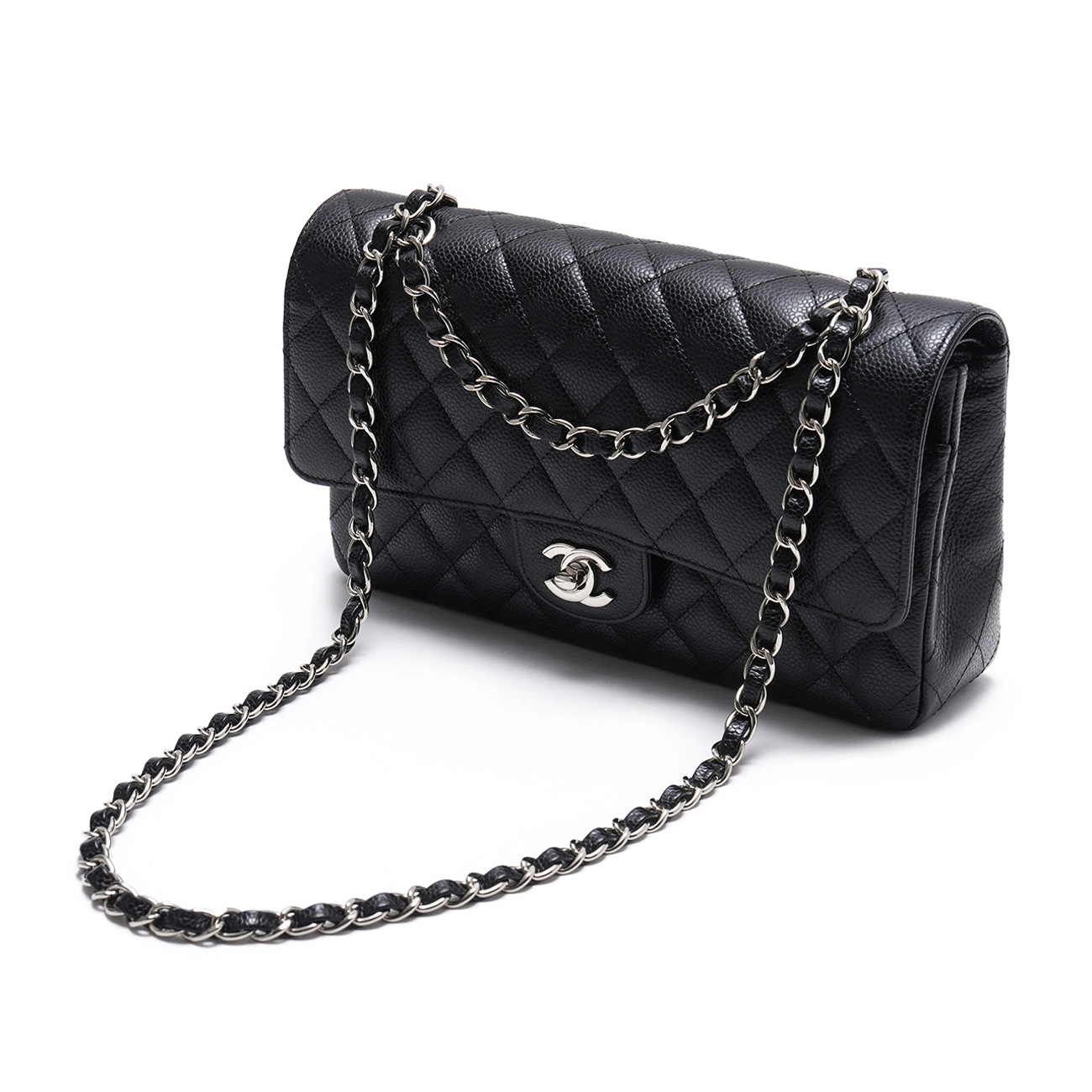 CHANEL(USED)샤넬 캐비어 클래식 미듐 플랩백