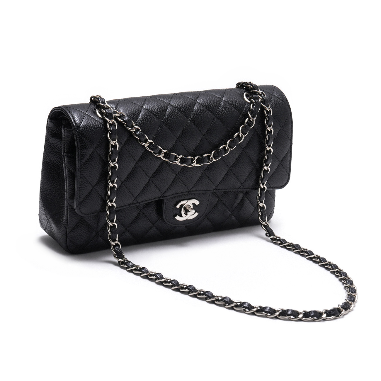 CHANEL(USED)샤넬 캐비어 클래식 미듐 플랩백