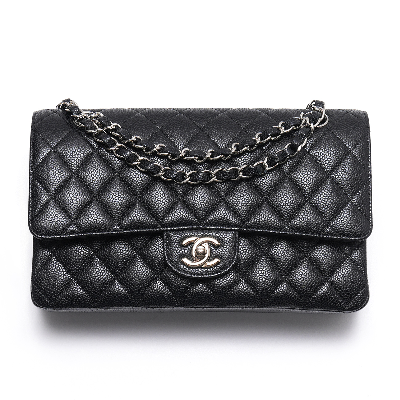 CHANEL(USED)샤넬 캐비어 클래식 미듐 플랩백