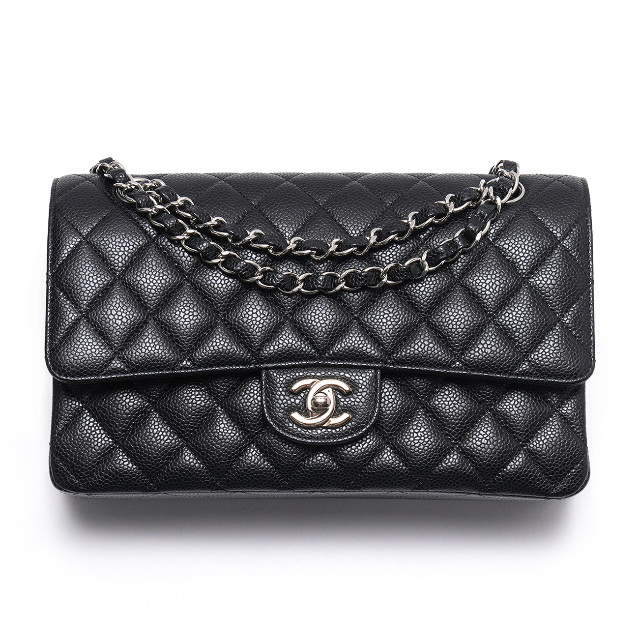CHANEL(USED)샤넬 캐비어 클래식 미듐 플랩백