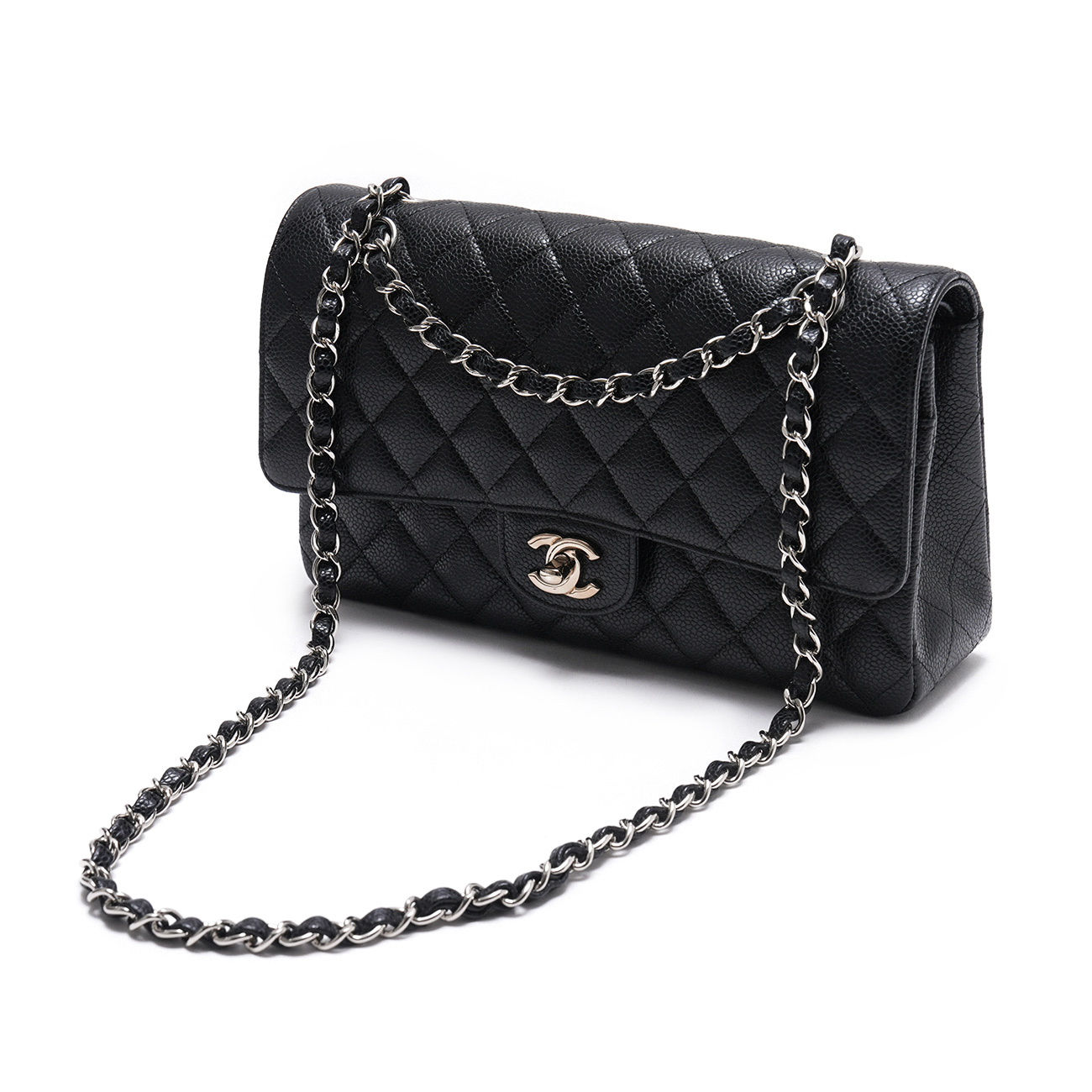 CHANEL(USED)샤넬 캐비어 클래식 미듐 플랩백