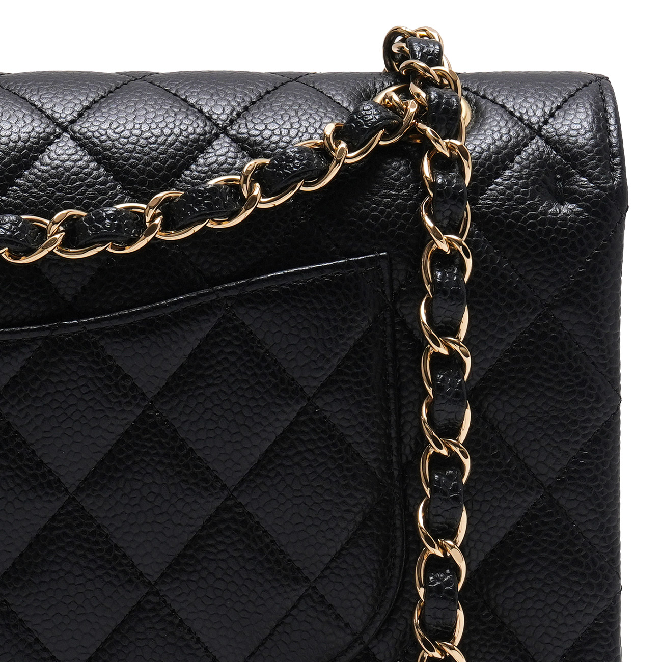 CHANEL(USED)샤넬 캐비어 클래식 미듐 플랩백