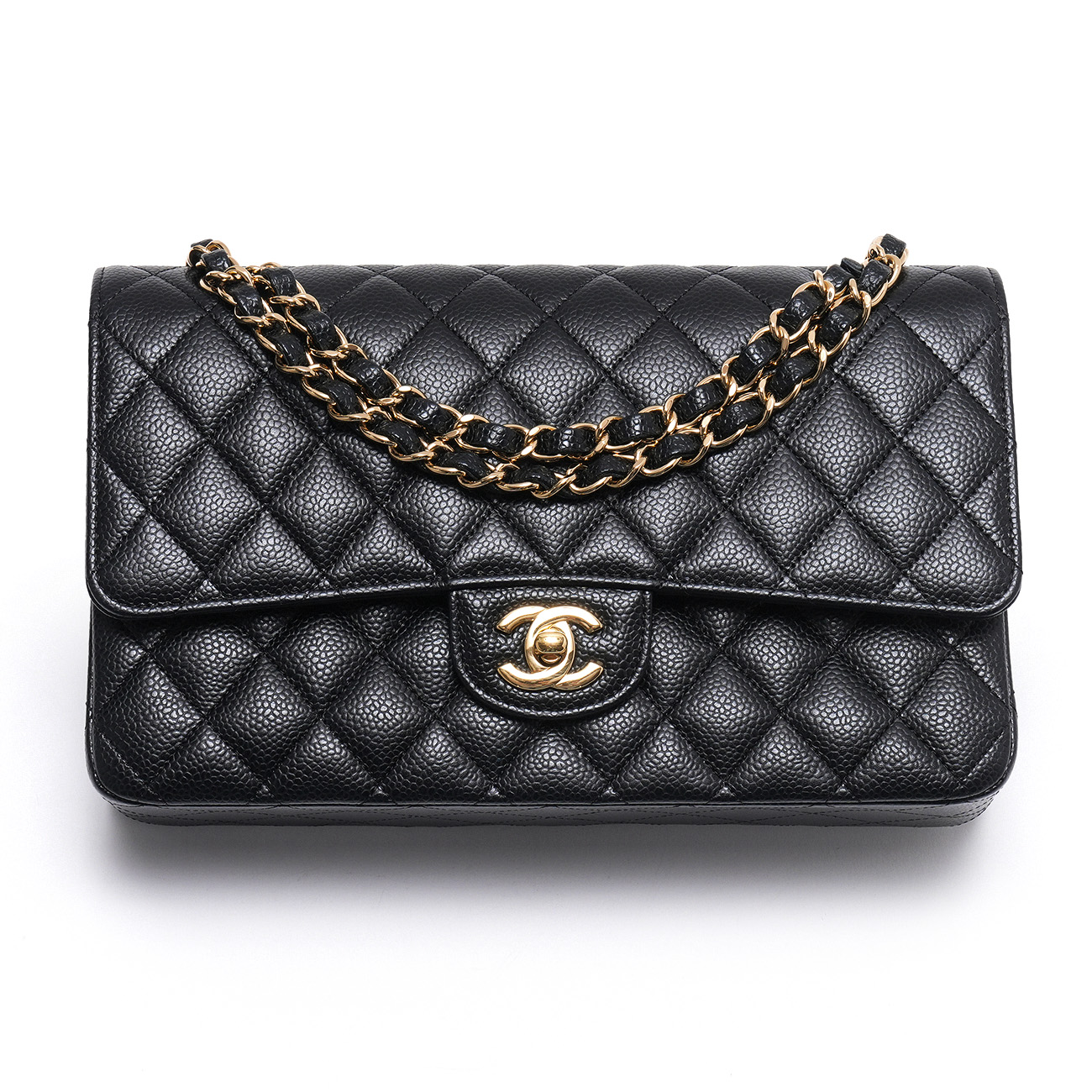 CHANEL(USED)샤넬 캐비어 클래식 미듐 플랩백