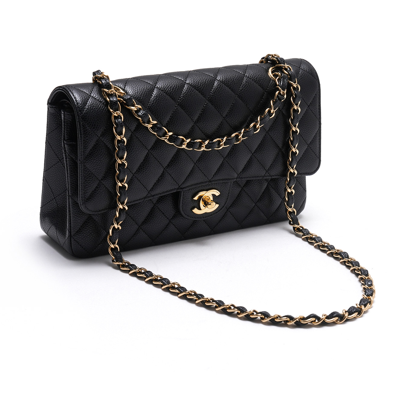 CHANEL(USED)샤넬 캐비어 클래식 미듐 플랩백
