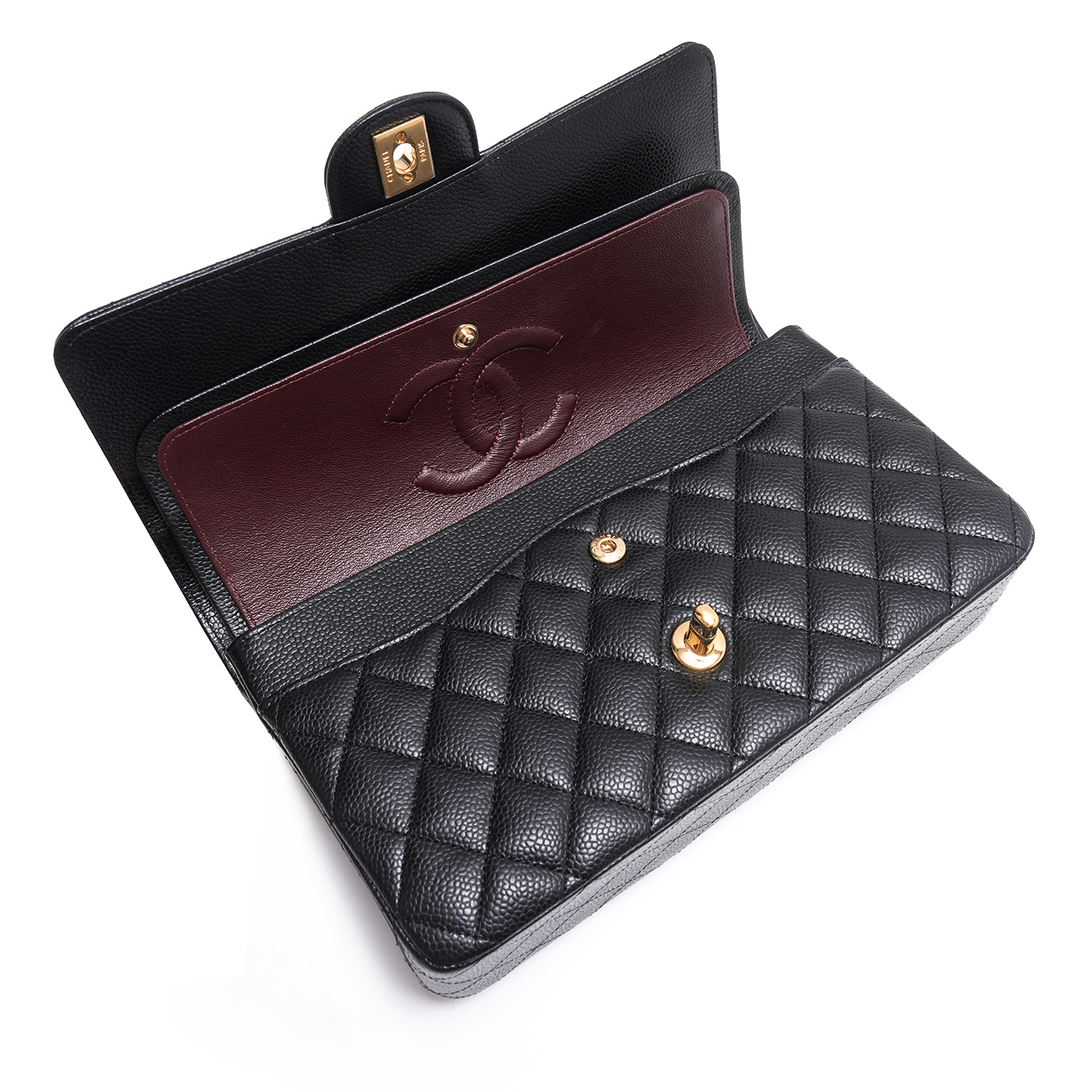 CHANEL(USED)샤넬 캐비어 클래식 미듐 플랩백