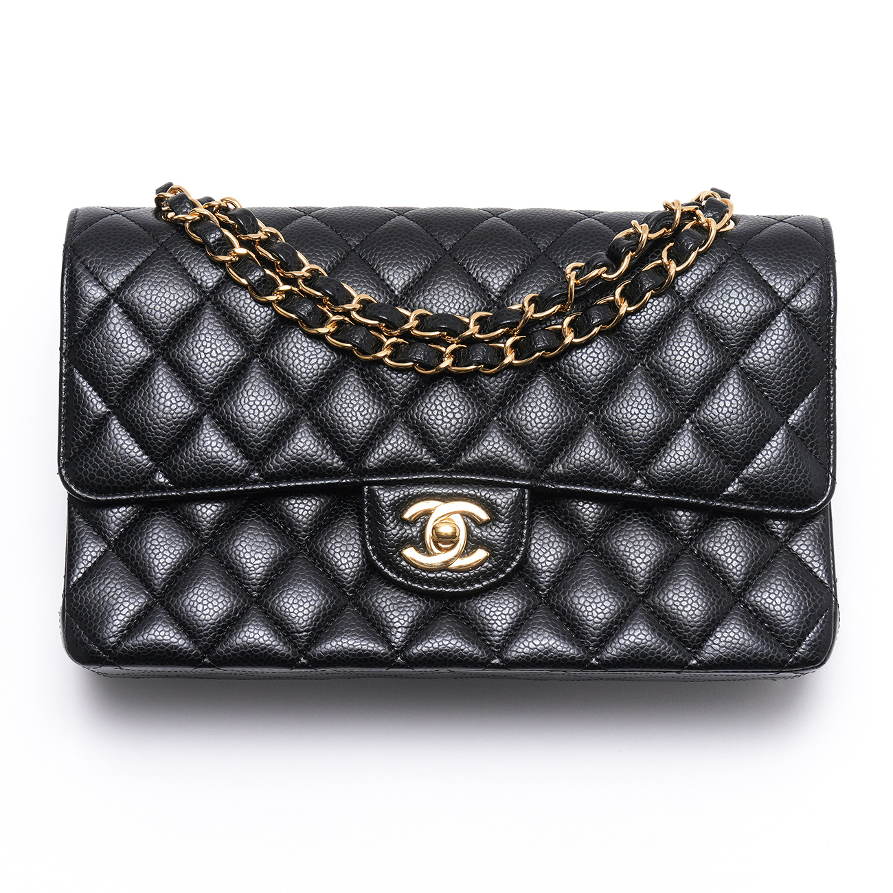 CHANEL(USED)샤넬 캐비어 클래식 미듐 플랩백