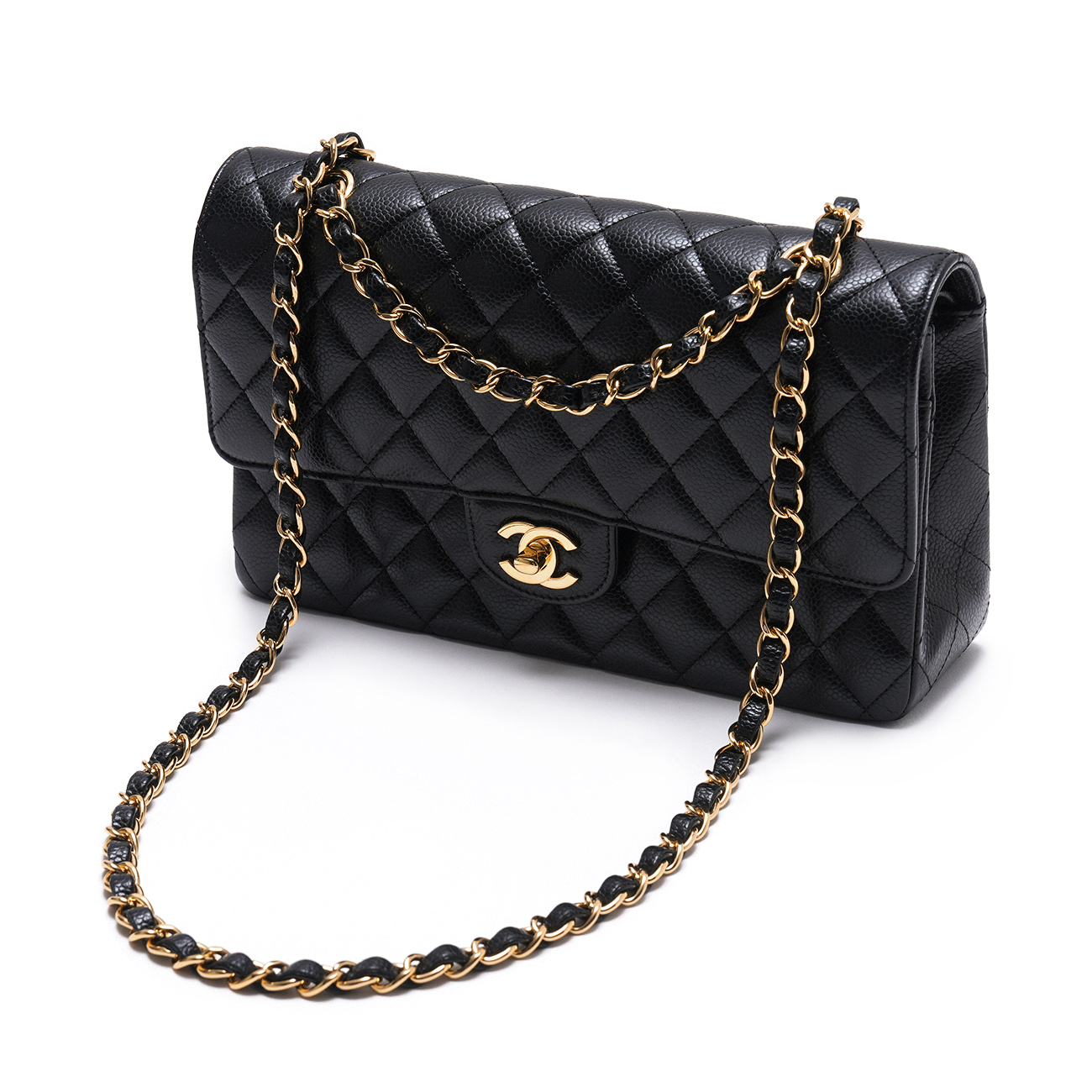 CHANEL(USED)샤넬 캐비어 클래식 미듐 플랩백