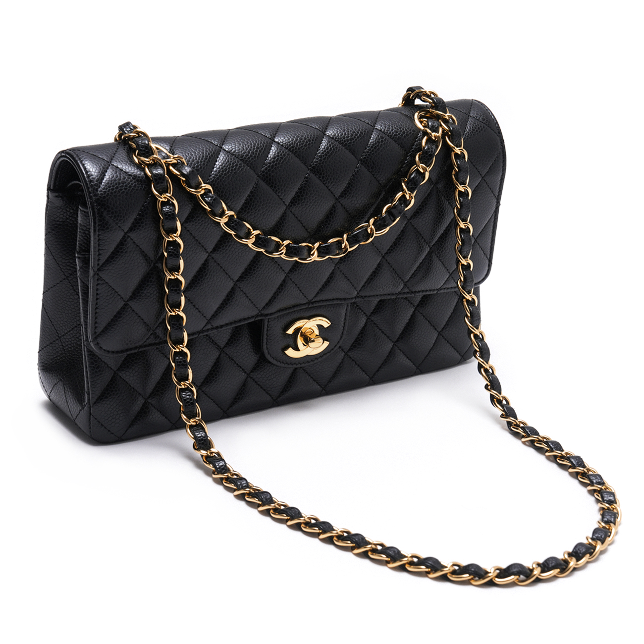CHANEL(USED)샤넬 캐비어 클래식 미듐 플랩백