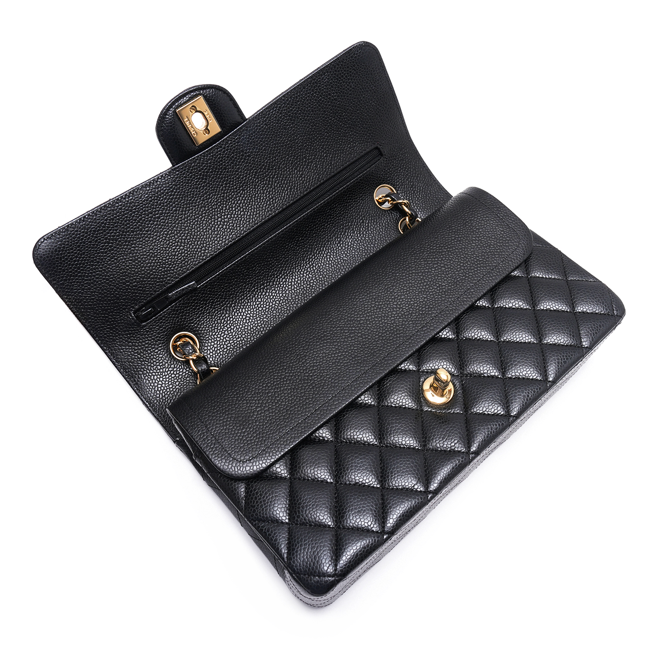 CHANEL(USED)샤넬 캐비어 클래식 미듐 플랩백