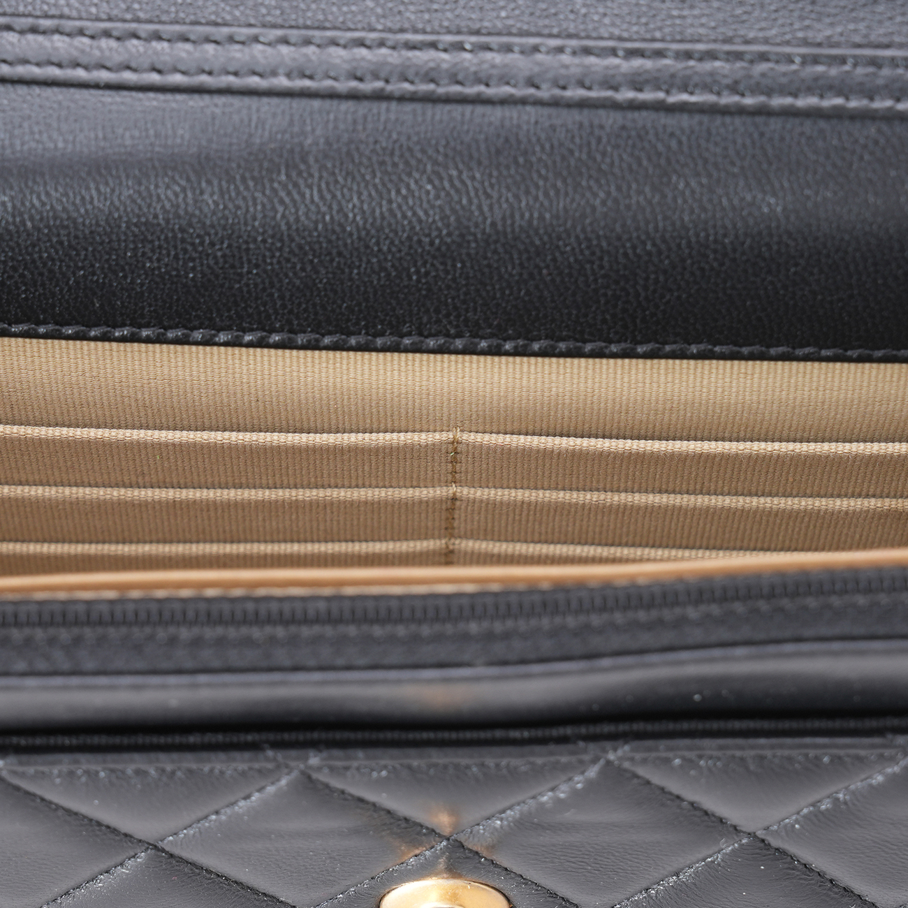 CHANEL(USED)샤넬 AP1450 램스킨 클래식 골든볼 WOC