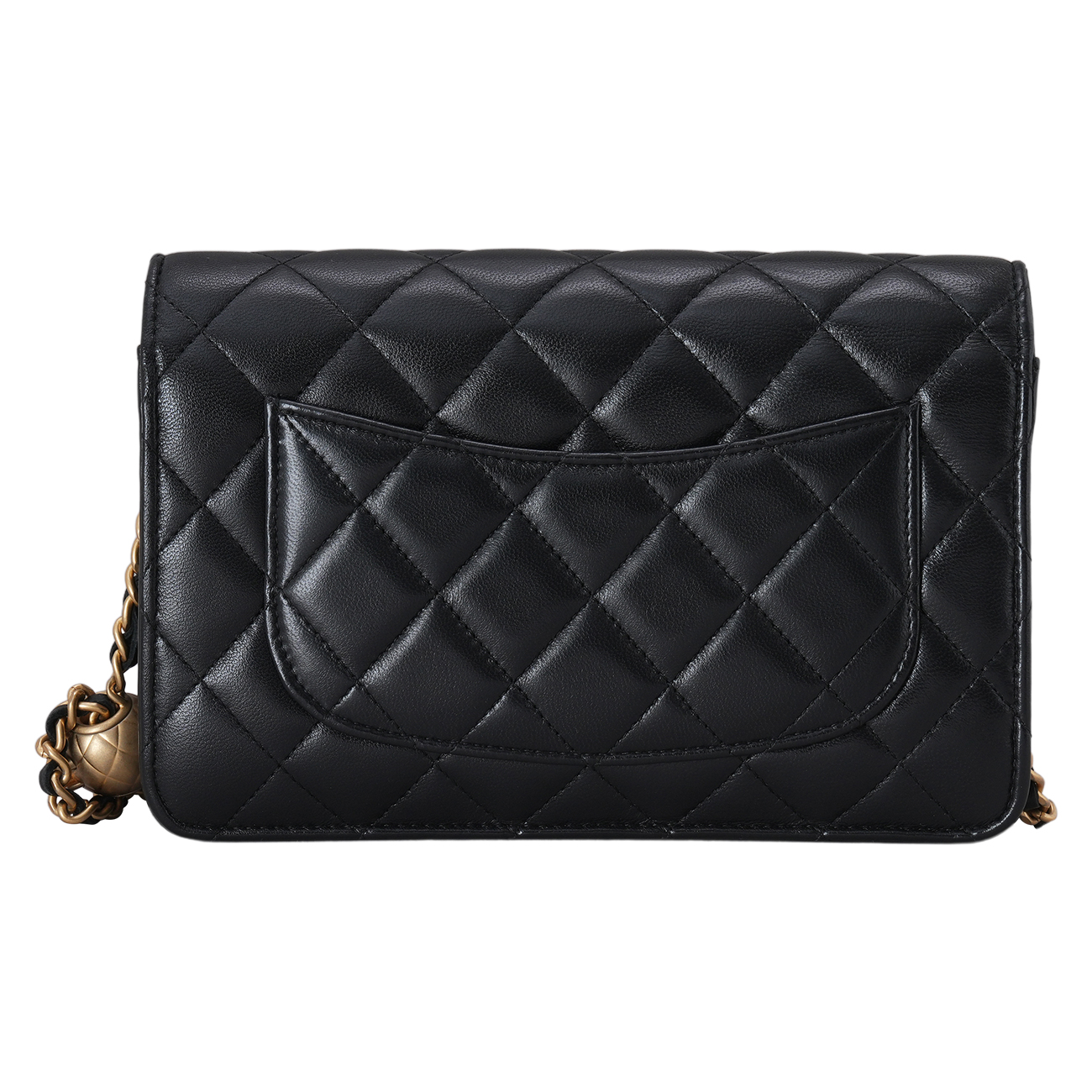 CHANEL(USED)샤넬 AP1450 램스킨 클래식 골든볼 WOC