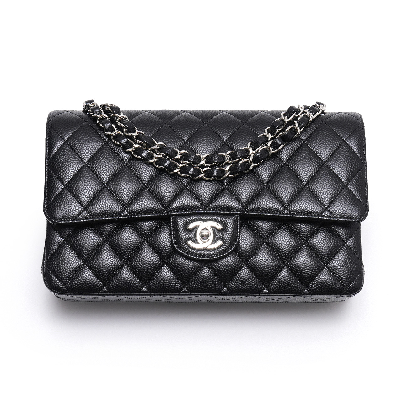 CHANEL(USED)샤넬 캐비어 클래식 미듐 플랩백