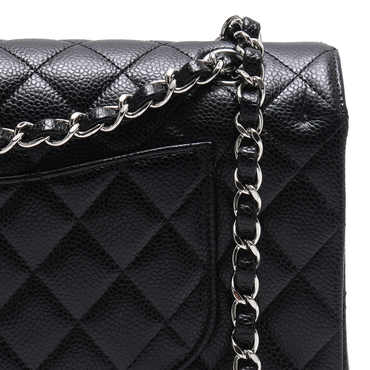 CHANEL(USED)샤넬 캐비어 클래식 미듐 플랩백