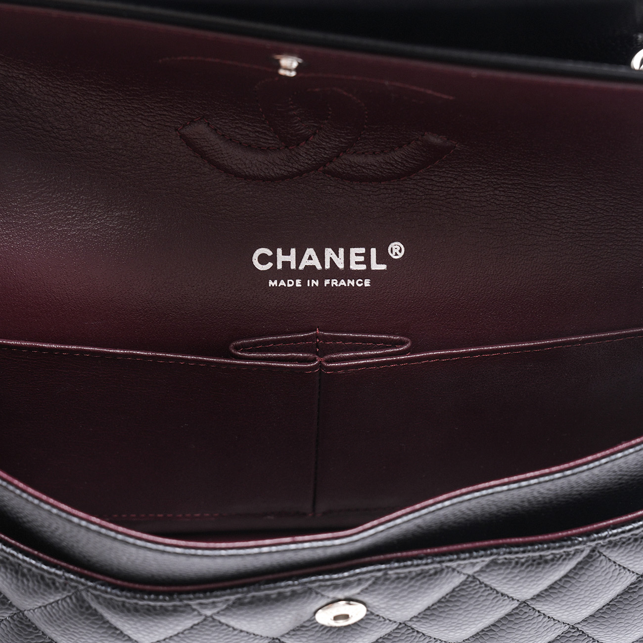 CHANEL(USED)샤넬 캐비어 클래식 미듐 플랩백