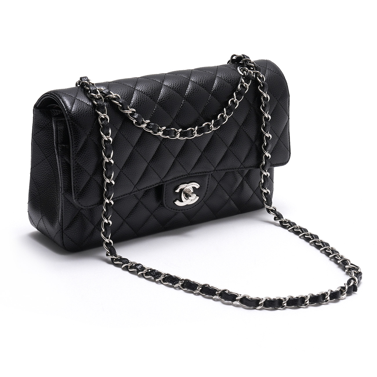 CHANEL(USED)샤넬 캐비어 클래식 미듐 플랩백