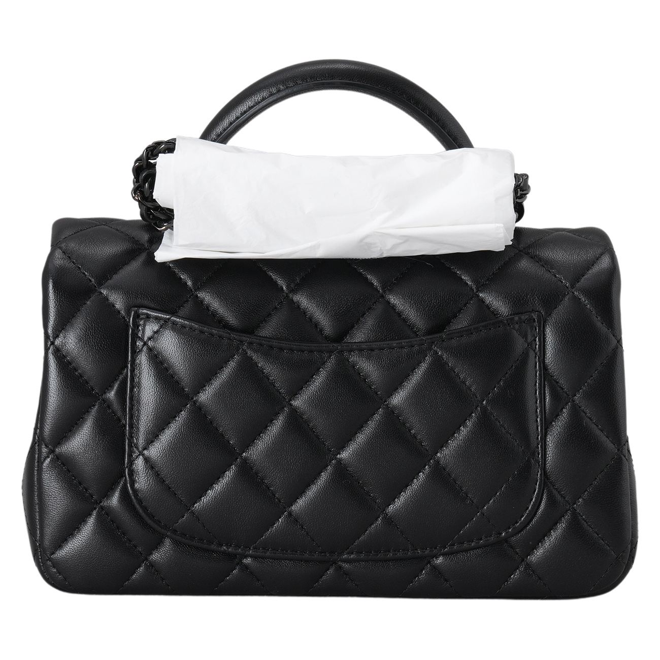 CHANEL(NEW PRODUCT)샤넬 램스킨 클래식 뉴미니 탑핸들(새상품)