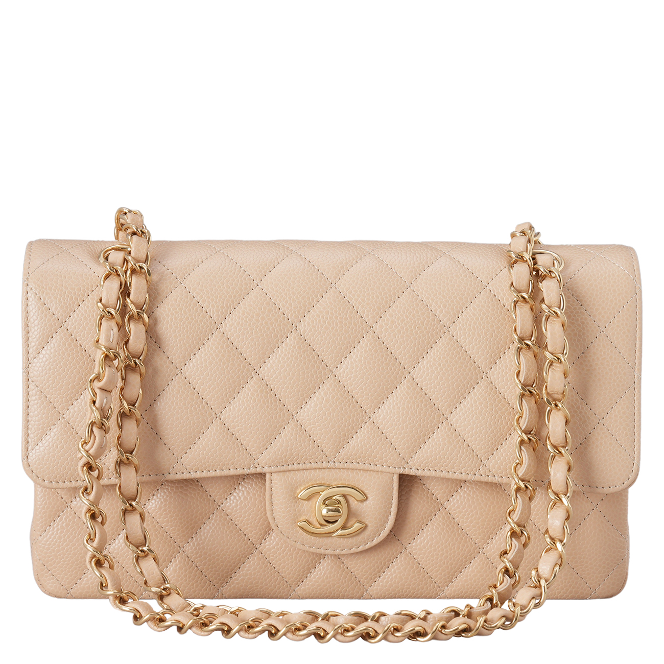 CHANEL(USED)샤넬 캐비어 클래식 미듐 플랩백