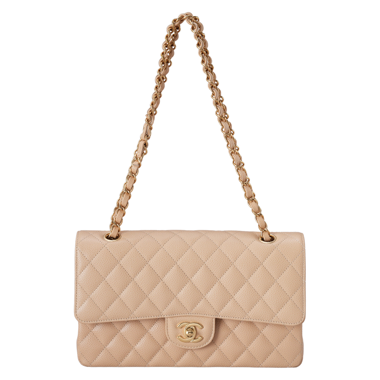 CHANEL(USED)샤넬 캐비어 클래식 미듐 플랩백