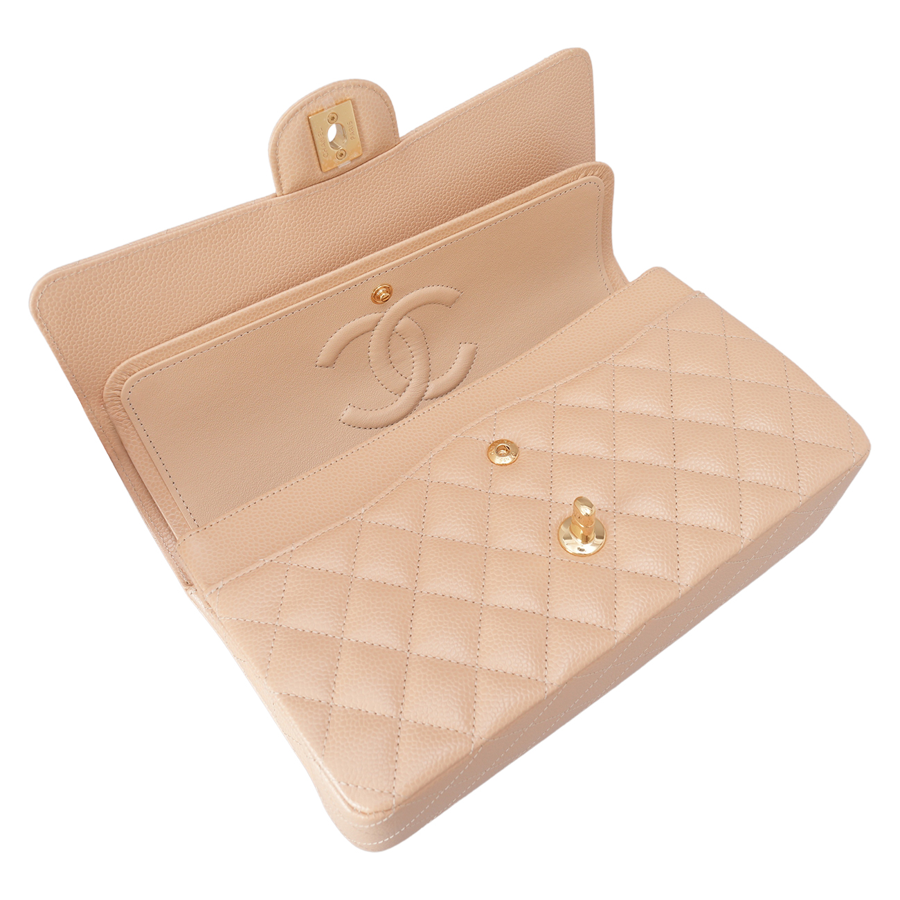 CHANEL(USED)샤넬 캐비어 클래식 미듐 플랩백