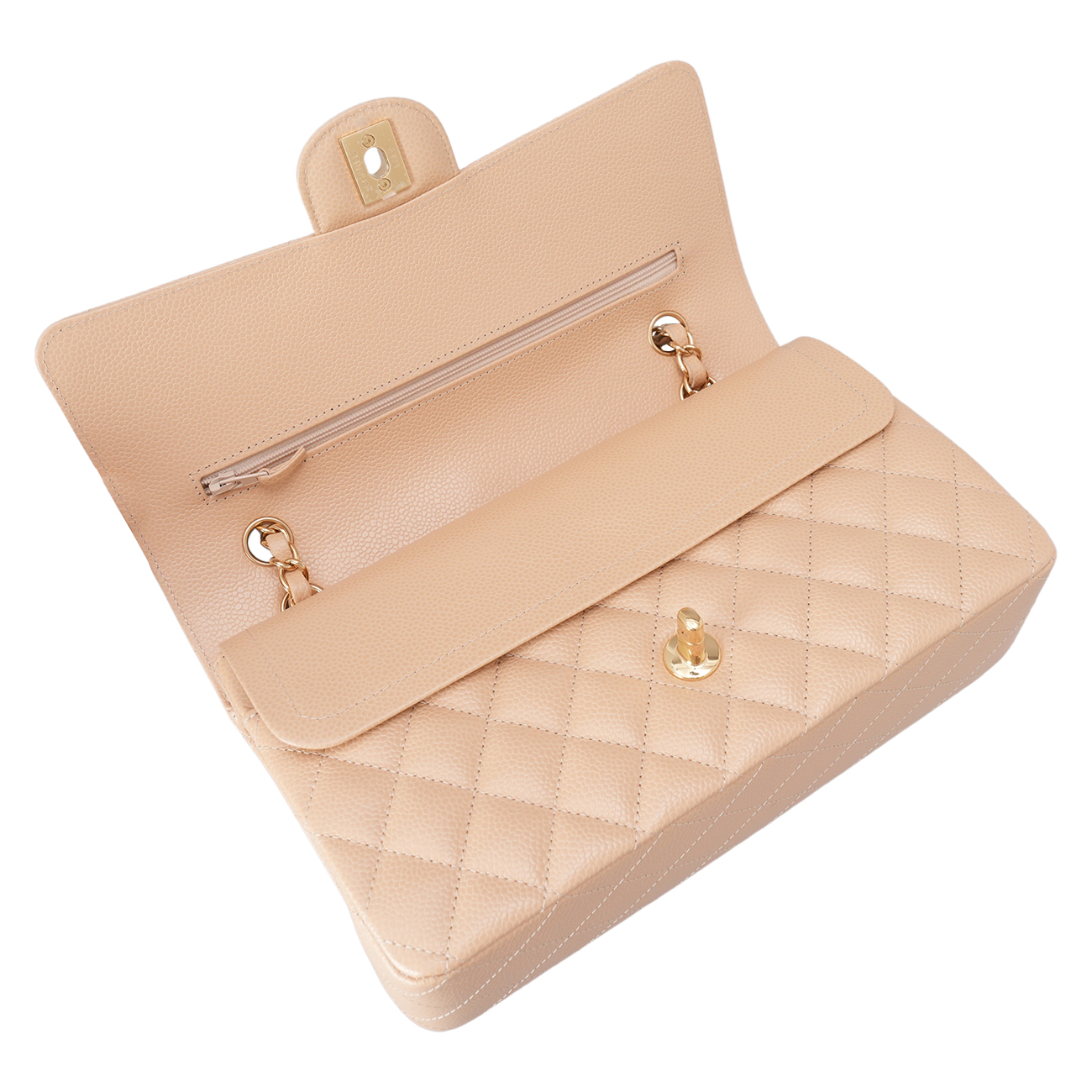 CHANEL(USED)샤넬 캐비어 클래식 미듐 플랩백