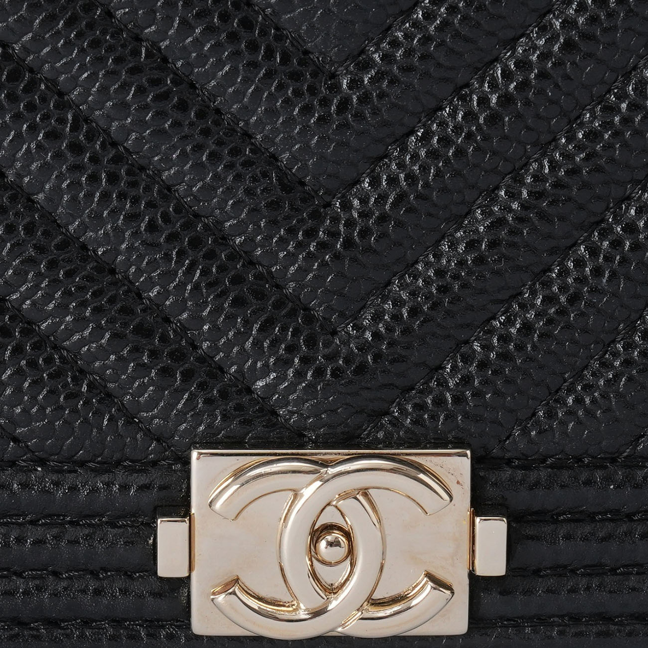 CHANEL(USED)샤넬 보이샤넬 캐비어 쉐브론 WOC