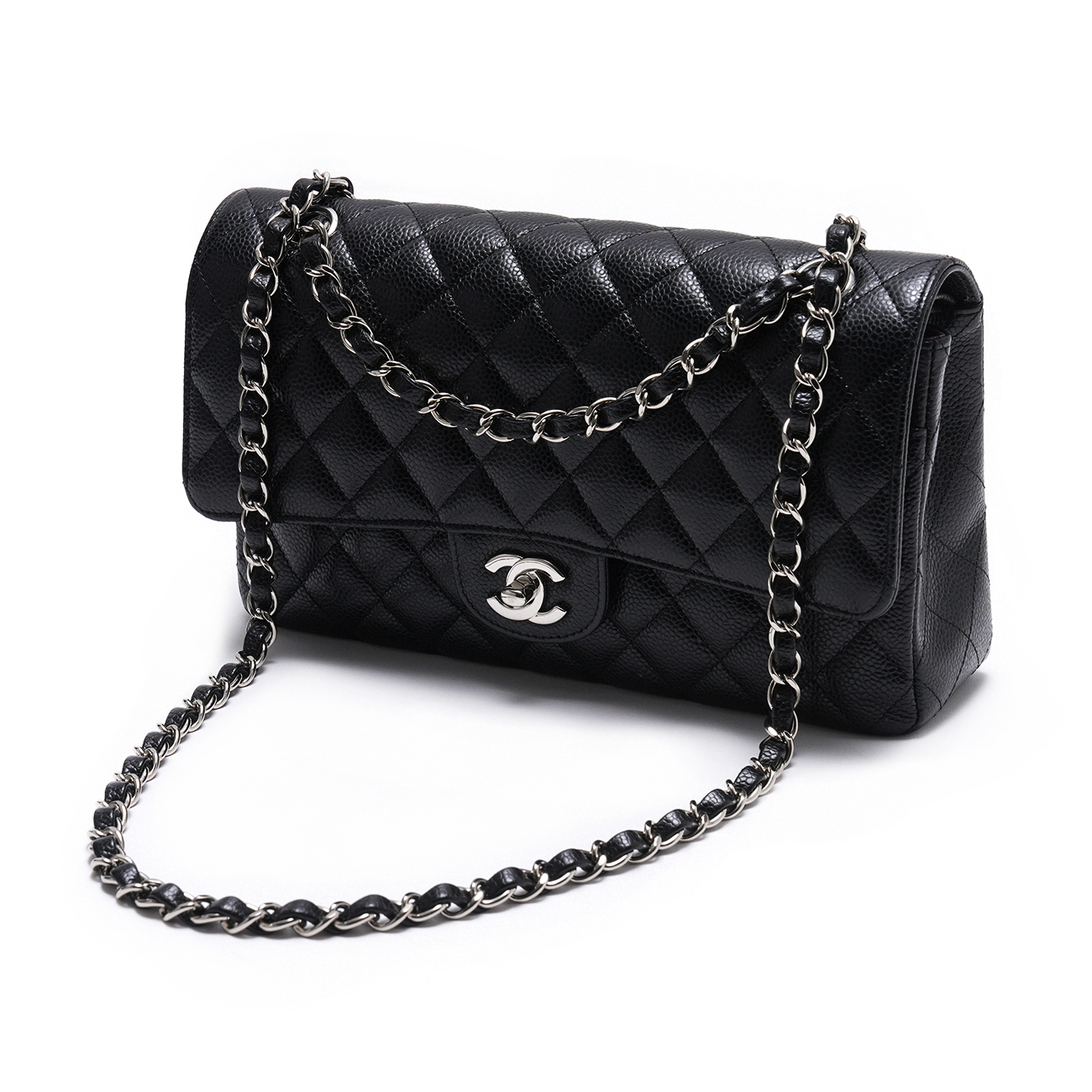 CHANEL(USED)샤넬 캐비어 클래식 미듐 플랩백