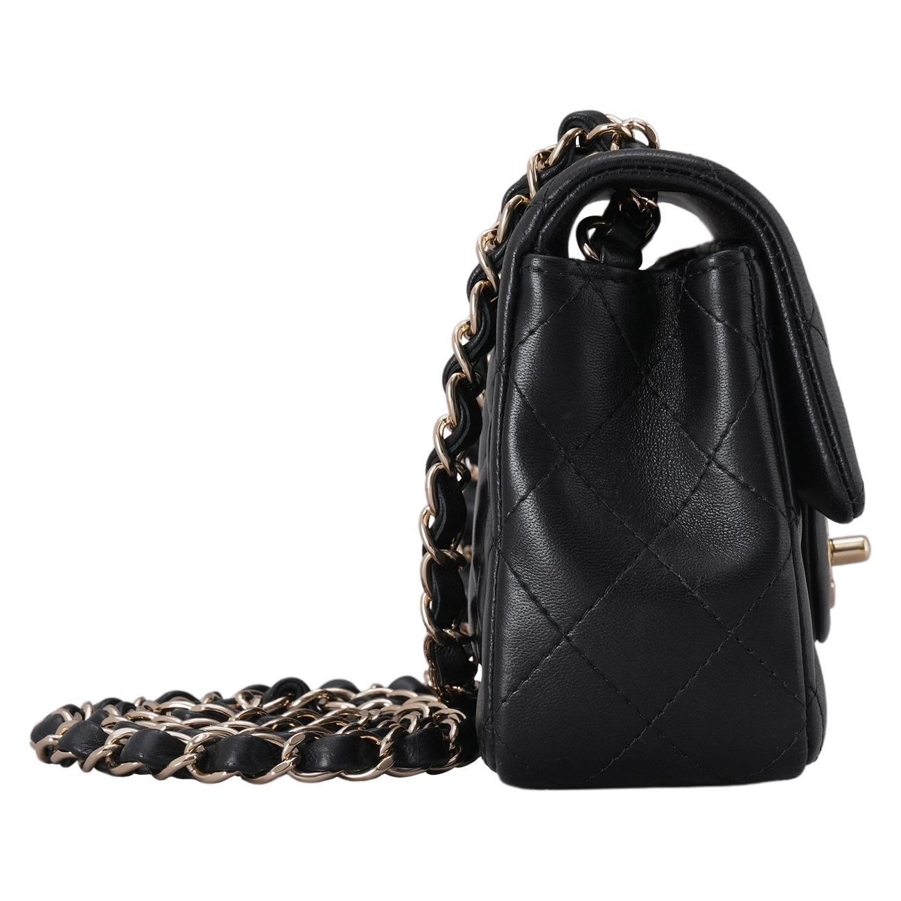 CHANEL(USED)샤넬 램스킨 클래식 뉴미니 크로스백