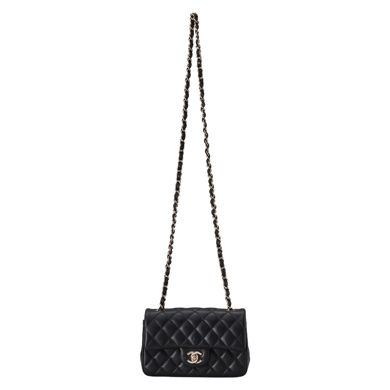 CHANEL(USED)샤넬 램스킨 클래식 뉴미니 크로스백