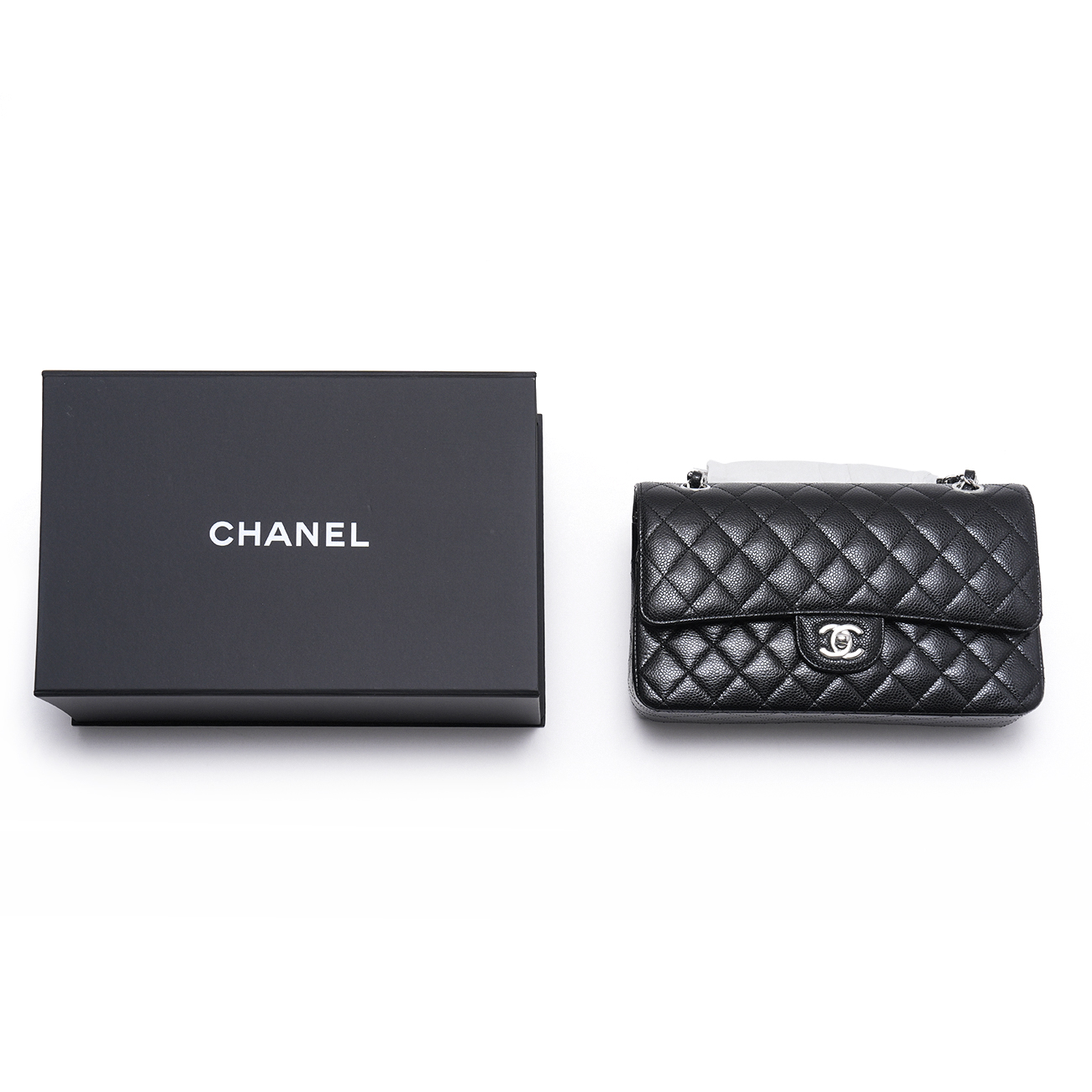 CHANEL(USED)샤넬 캐비어 클래식 미듐 플랩백