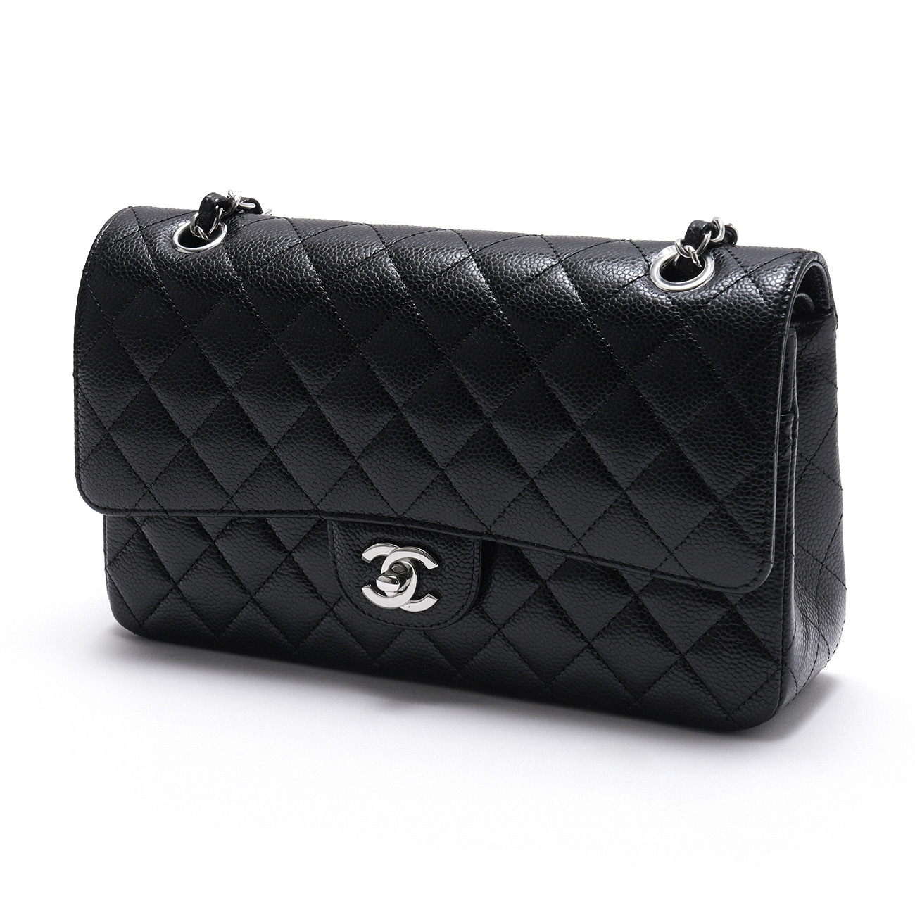 CHANEL(USED)샤넬 캐비어 클래식 미듐 플랩백