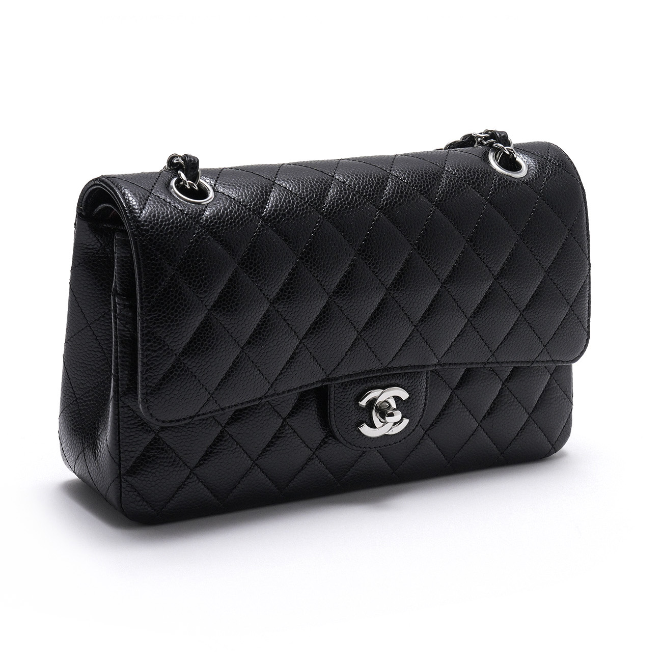 CHANEL(USED)샤넬 캐비어 클래식 미듐 플랩백