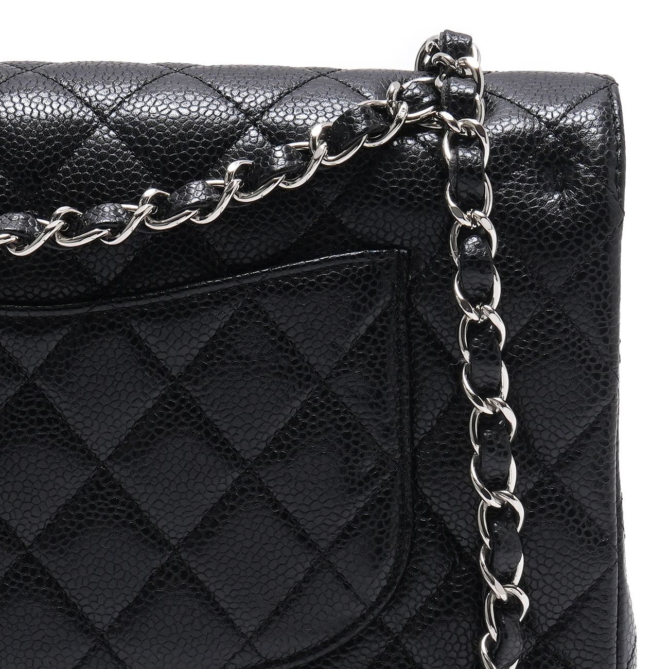 CHANEL(USED)샤넬 캐비어 클래식 미듐 플랩백