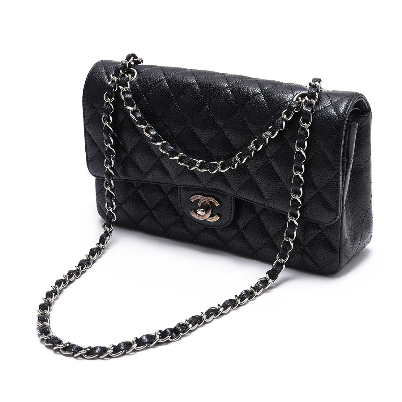CHANEL(USED)샤넬 캐비어 클래식 미듐 플랩백