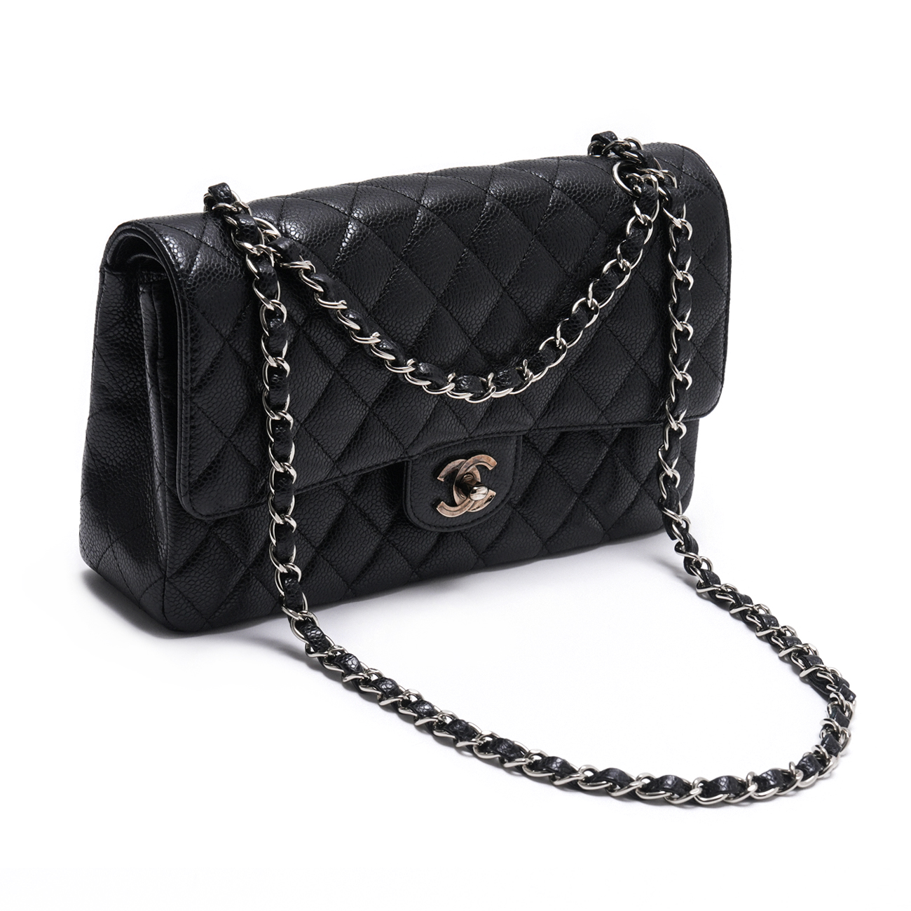 CHANEL(USED)샤넬 캐비어 클래식 미듐 플랩백