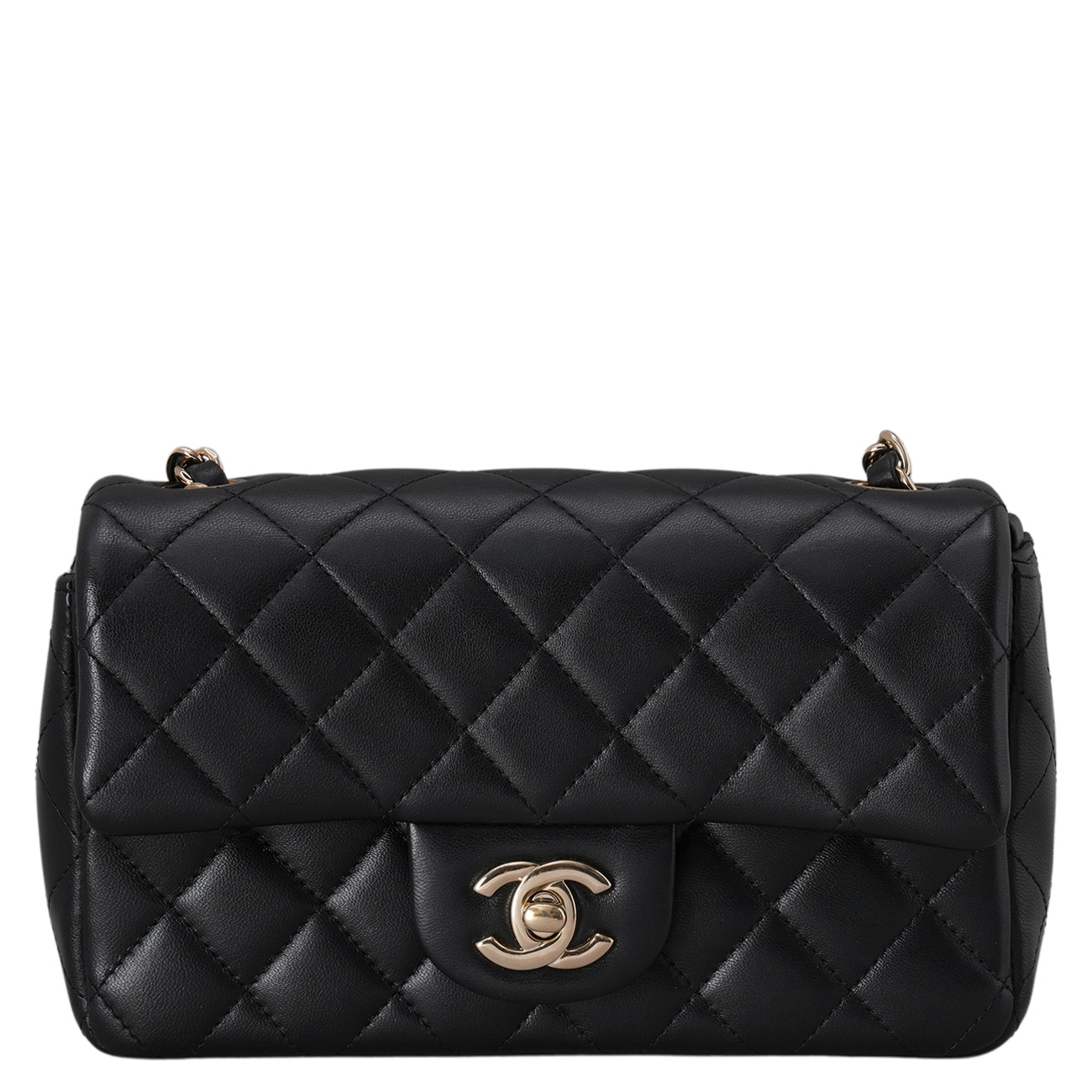 CHANEL(USED)샤넬 램스킨 클래식 뉴미니 크로스백