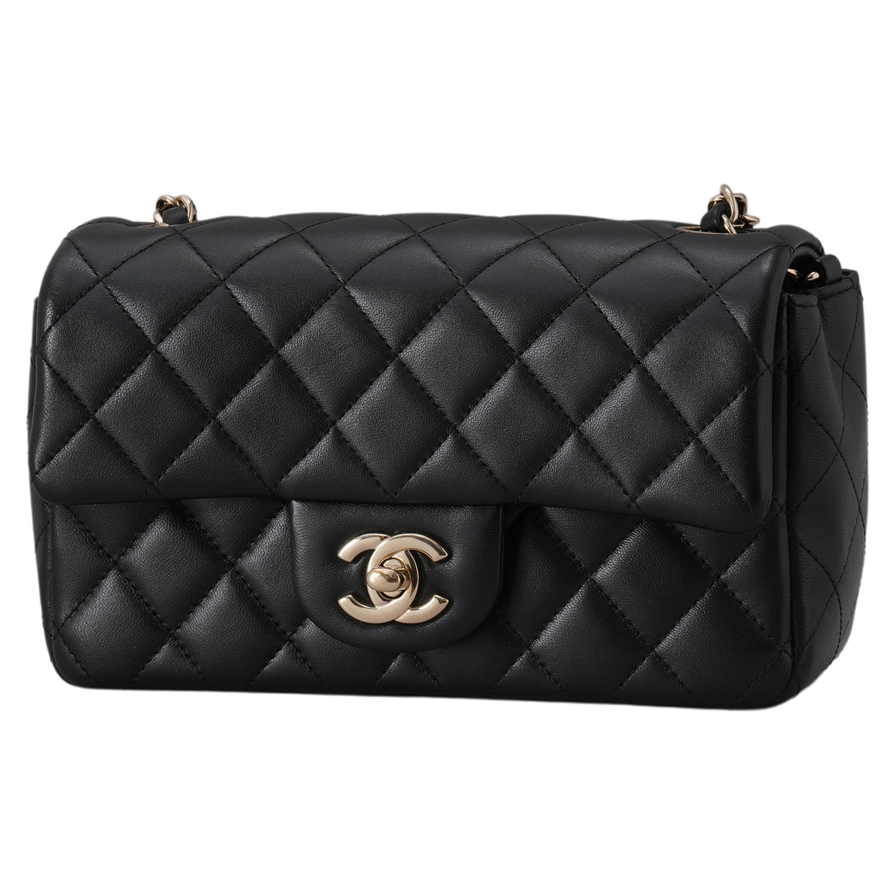 CHANEL(USED)샤넬 램스킨 클래식 뉴미니 크로스백