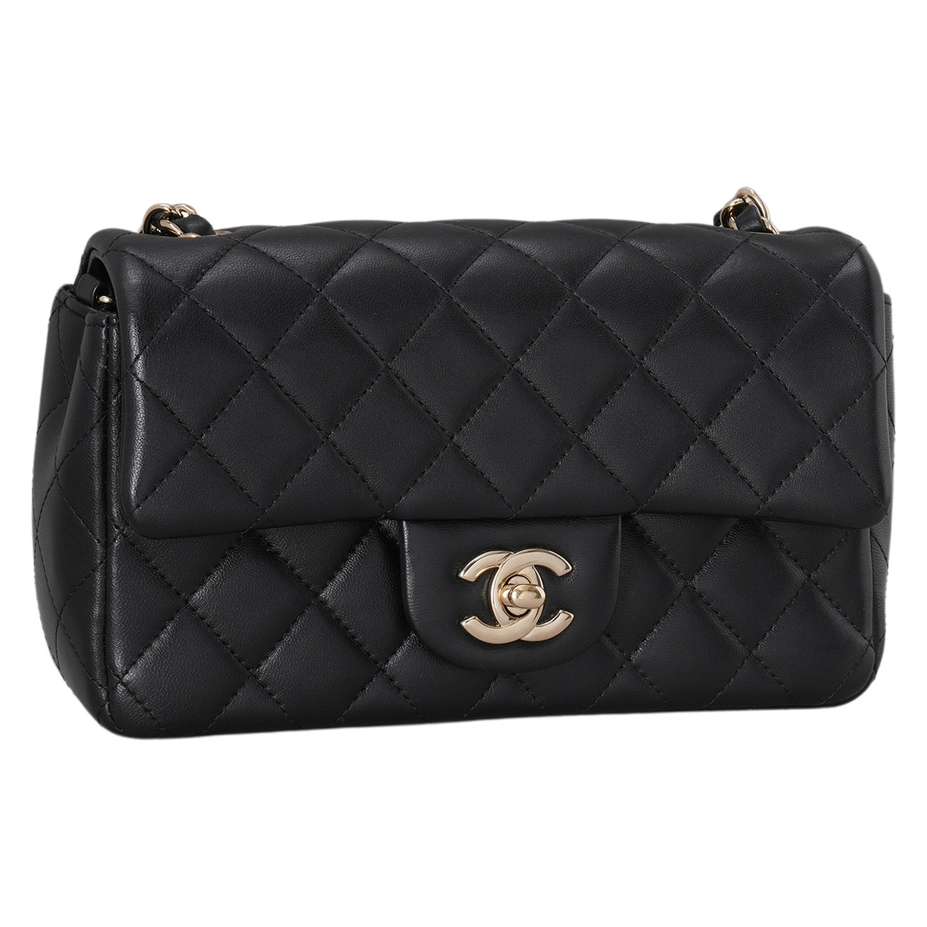 CHANEL(USED)샤넬 램스킨 클래식 뉴미니 크로스백