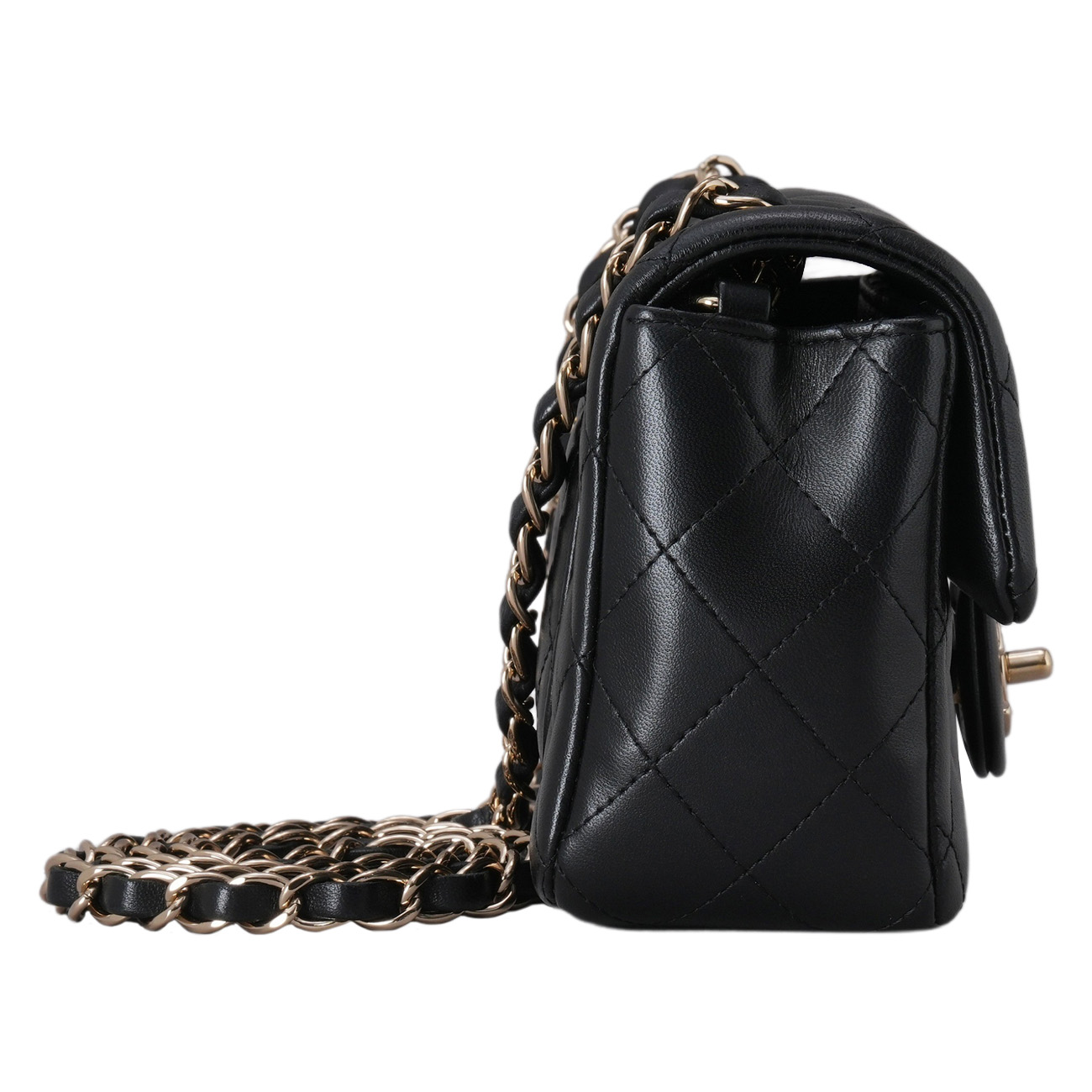 CHANEL(USED)샤넬 램스킨 클래식 뉴미니 크로스백