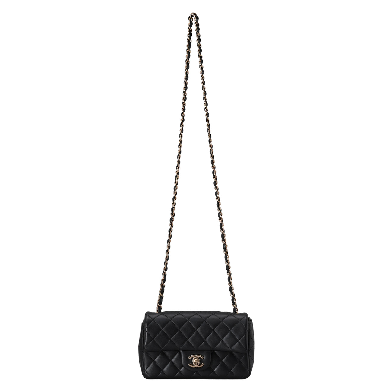 CHANEL(USED)샤넬 램스킨 클래식 뉴미니 크로스백
